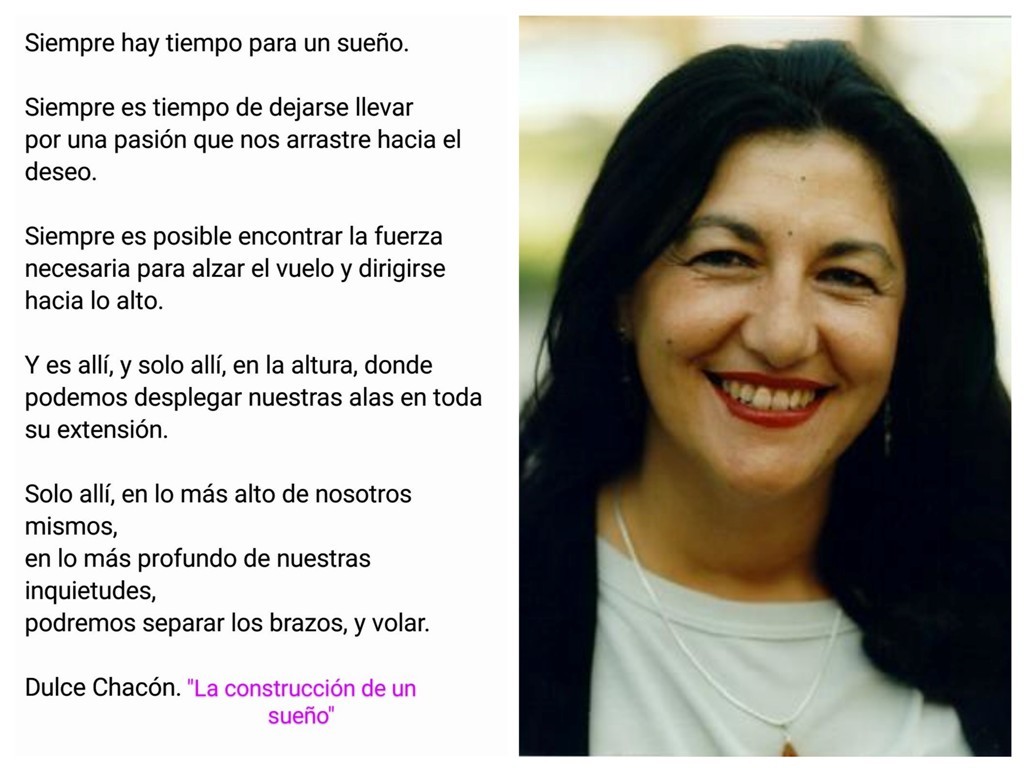 Un documento con una mujer como protagonista: Dulce Chacón