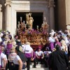 El Cristo Resucitado y la Virgen de la Aurora salen a las calles de Badajoz gracias al tiempo