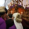 El Cristo Resucitado y la Virgen de la Aurora salen a las calles de Badajoz gracias al tiempo