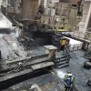 Imágenes del incendio en Siderúrgica Balboa de Jerez de los Caballeros