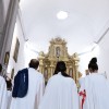 Miles de personas acuden a las puertas de San Agustín y la Ermita de la Soledad este Viernes Santo