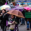 REPOR - La lluvia no frena la manifestación del 8M en Badajoz