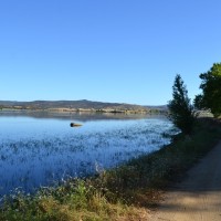 Buscan convertir el pantano de Brovales en zona de baño accesible