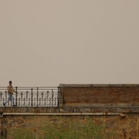 FOTONOTICIA: la calima llega a Badajoz
