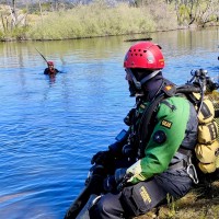 Un perro especializado en detección de restos humanos buscará al desaparecido en Plasencia