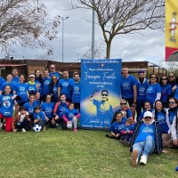 La marea azul corre en honor a la sargento Grau: "Yo dono médula, ¿y tú?"