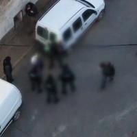 Imágenes de la detención del asesino de Hinojal (Cáceres)