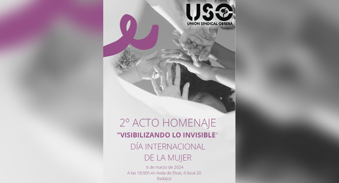 USO celebra el segundo acto homenaje a la mujer