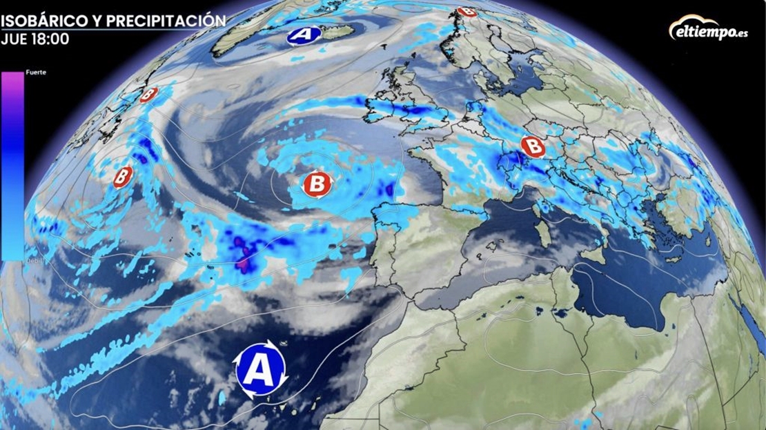 Una nueva borrasca traerá aún más lluvia esta semana