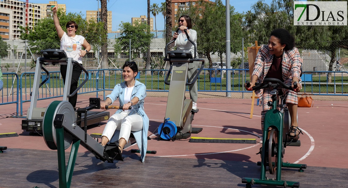 Celebran en Badajoz ‘Get in the Game’: pedalear para que los escuchen en el Parlamento Europeo