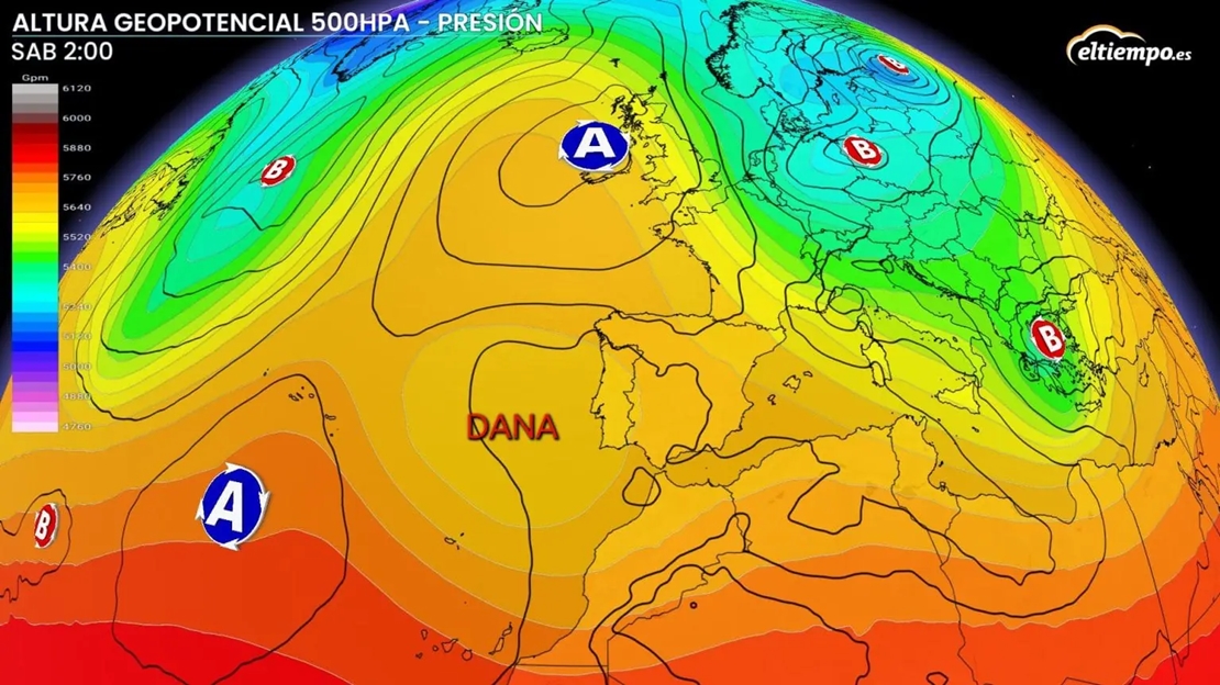 La llegada de una DANA podría traer inestabilidad este fin de semana a Extremadura