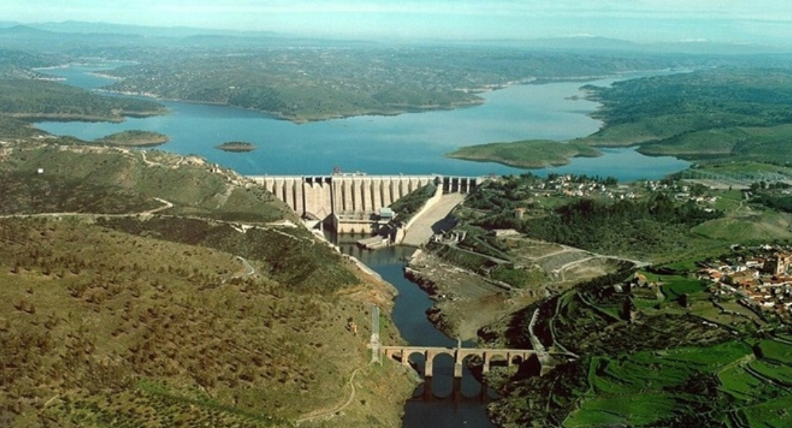 El embalse de Alcántara lidera el ranking nacional de precipitación acumulada