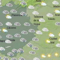 Bajada de temperaturas y lluvia durante este martes en Extremadura