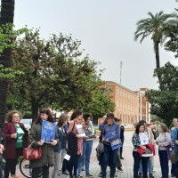 Manifestación en Badajoz en contra del Pacto Europeo de Migración y Asilo