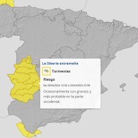 El 112 activa la alerta en Extremadura para este sábado