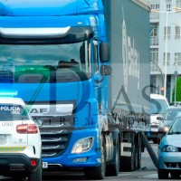 Retenciones en la avenida Antonio Masa Campos de Badajoz