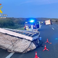 La A-66 vuelve a estar abierta al tráfico tras el accidente de este jueves