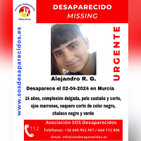 Desaparece un menor de 14 años
