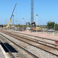 Siguen robando maquinaria de las obras del tren en Extremadura