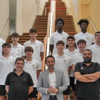 La Diputación de Badajoz recibe a los campeones de Extremadura junior de baloncesto