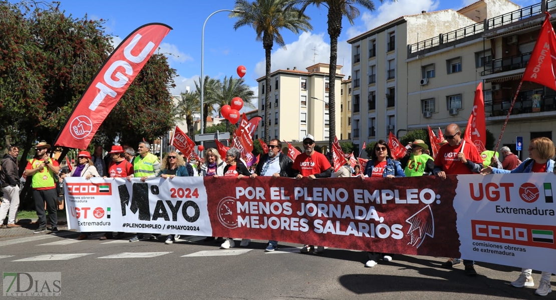 La manifestación por los derechos de los trabajadores toma las calles