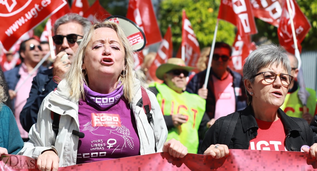 La manifestación por los derechos de los trabajadores toma las calles