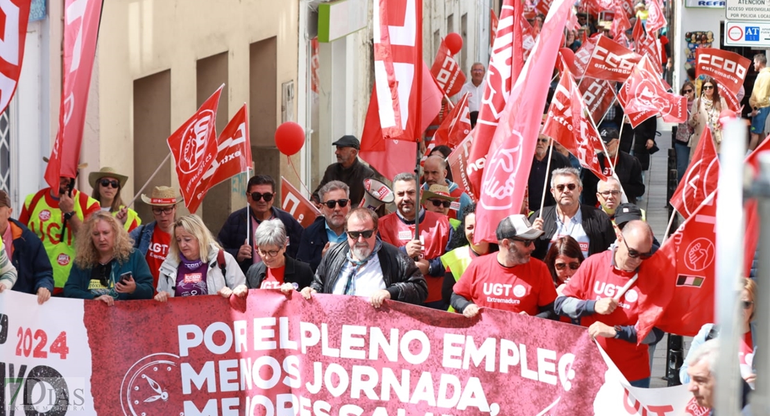 La manifestación por los derechos de los trabajadores toma las calles