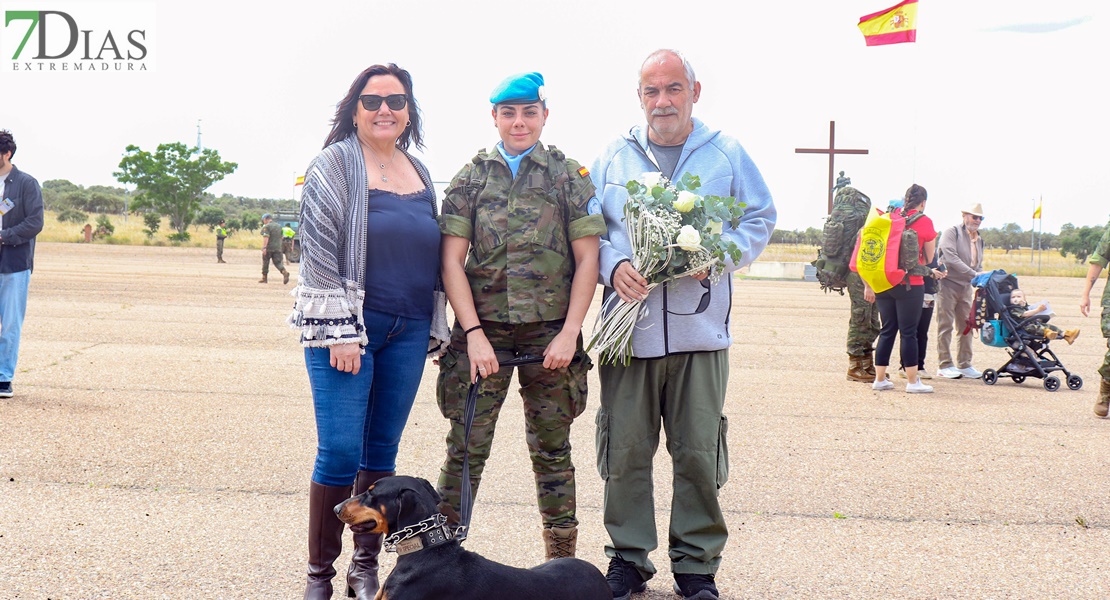 Lágrimas de alegría en Bótoa por la llegada de los militares del Líbano