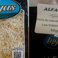 Sanidad alerta de la presencia de Salmonella en brotes de alfalfa