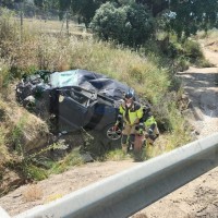 Accidente grave en San Isidro: un hombre es excarcelado por los bomberos