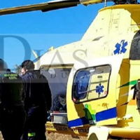 Trasladado grave hasta el Hospital Universitario tras un accidente en Alcántara