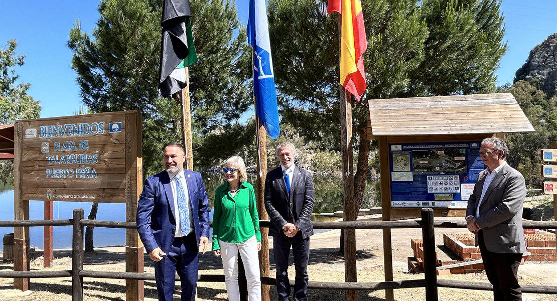 2,6 M€ para las playas y zonas de baño con Bandera Azul de Extremadura
