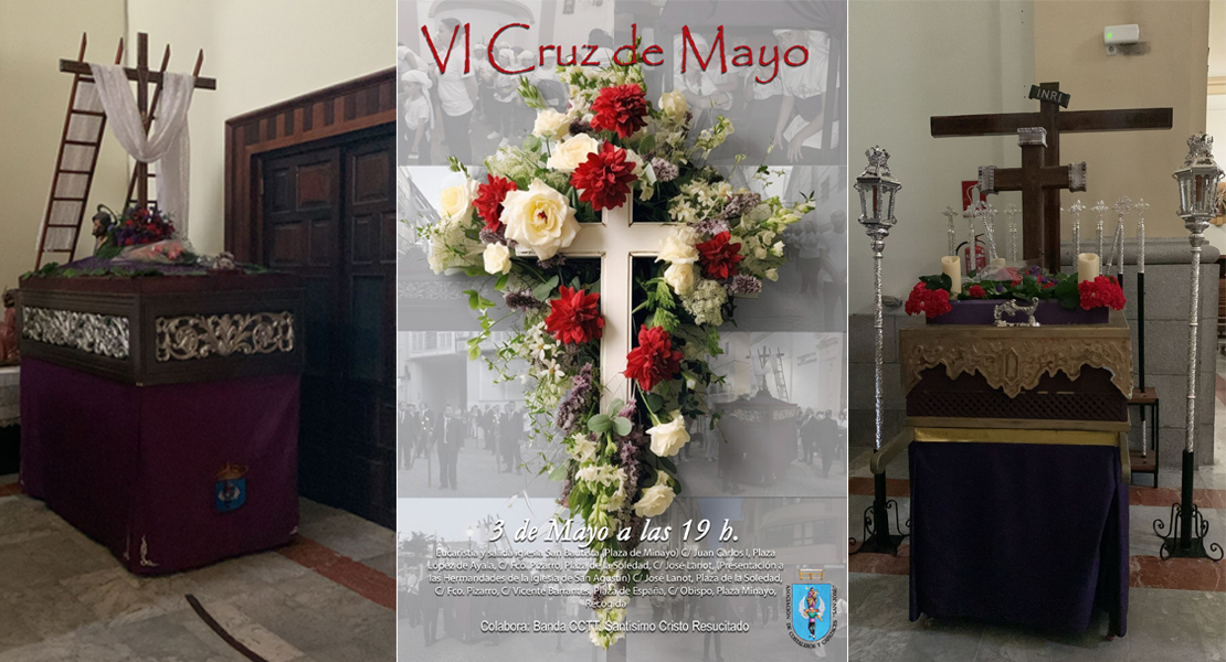 La VI Cruz de Mayo en Badajoz permitirá a más de 60 niños portar los pasos