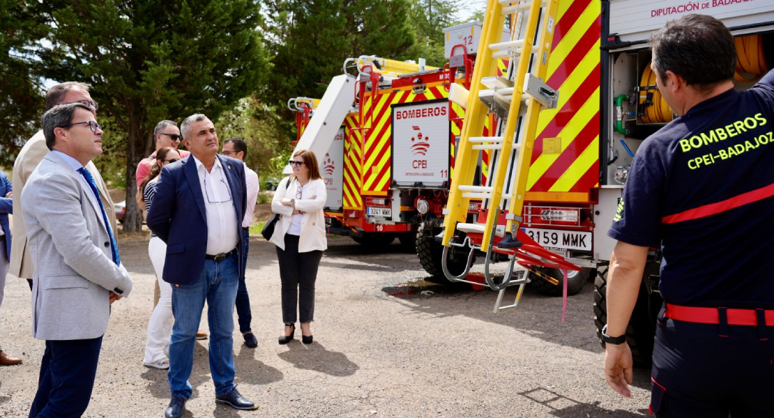 El CPEI de la Diputación de Badajoz incorpora cuatro camiones nuevos por valor de 1,69 M€