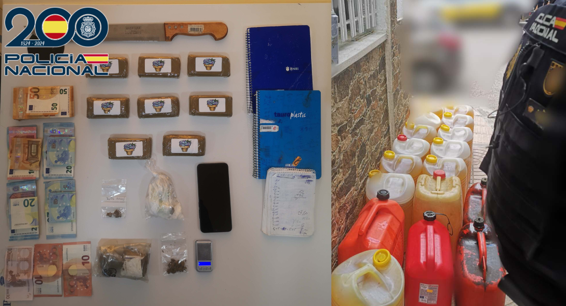 Policía Nacional detiene a un hombre que portaba 100 gramos de hachís en Cáceres