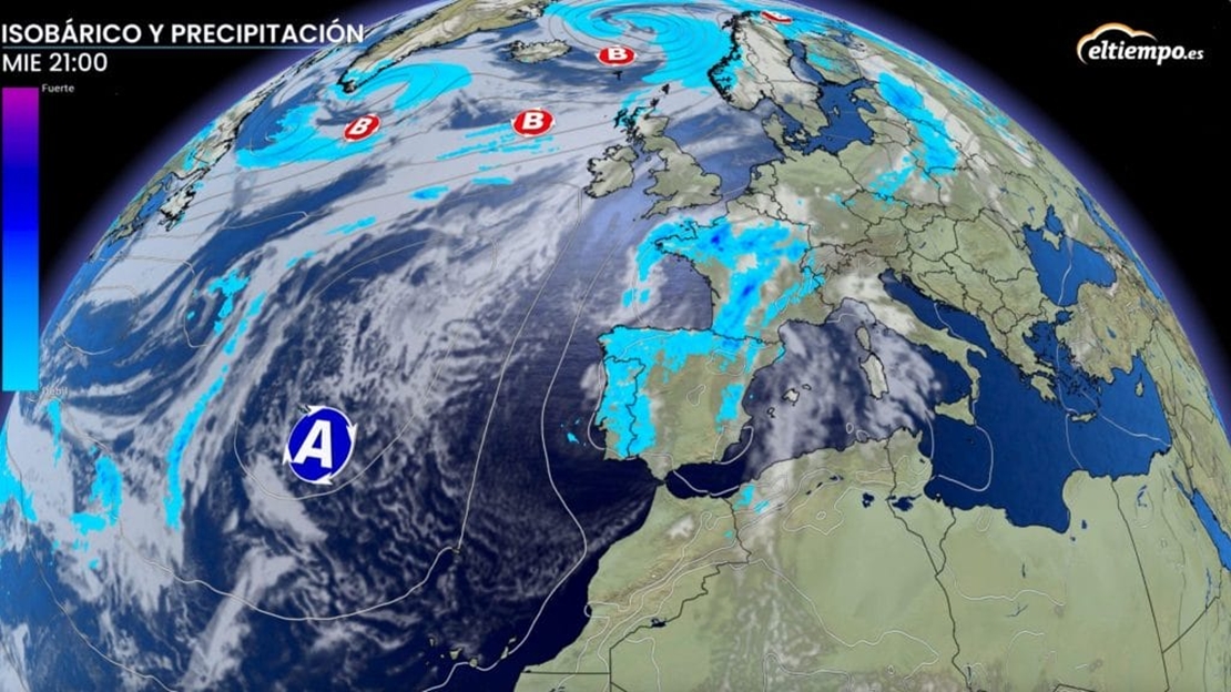 Lluvia y bajada de temperaturas esta semana