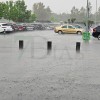 Una tormenta descarga con fuerza sobre Badajoz