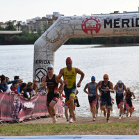 El río Guadiana protagonista del Campeonato de España de Triatlón