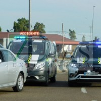 Herido un ciclista tras un accidente en la N-523 (BA)