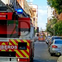 Se incendia una vivienda en el barrio pacense de Pardaleras