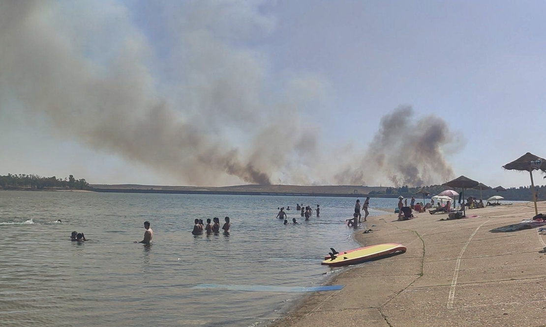 El Infoex declara el nivel 1 de peligrosidad por un incendio forestal en Campanario