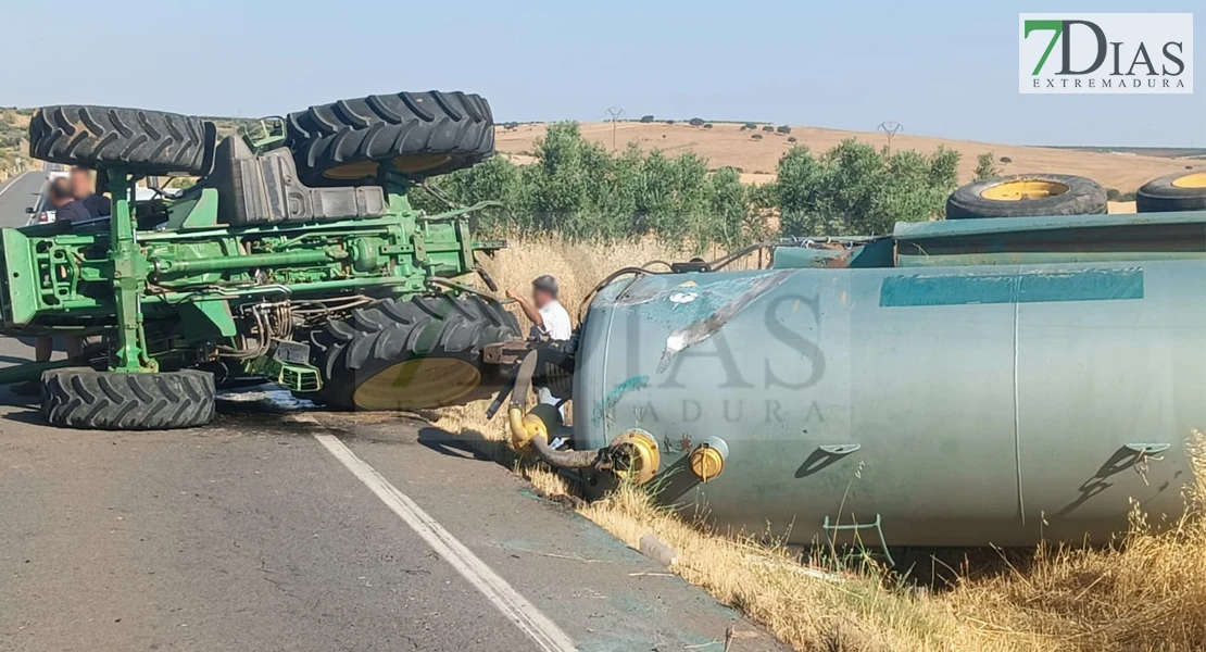 Accidente de tráfico en la EX-105