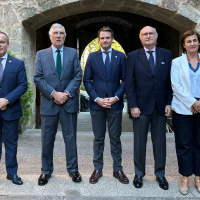 Embajadores portugueses y españoles abordan el proyecto del puente de Cedillo