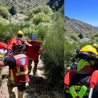 Rescatan a una mujer en una ruta en la montaña en Extremadura