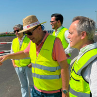 Abierto al tráfico un tramo de la nueva carretera al aeropuerto de Badajoz