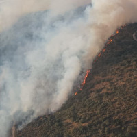 Desactivado el nivel 1 de peligrosidad en el incendio de Puebla del Maestre