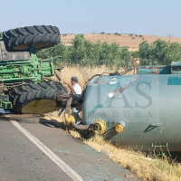 Accidente de tráfico en la EX-105