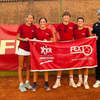Los extremeños del Club de Tenis han participado en el Campeonato de España infantil
