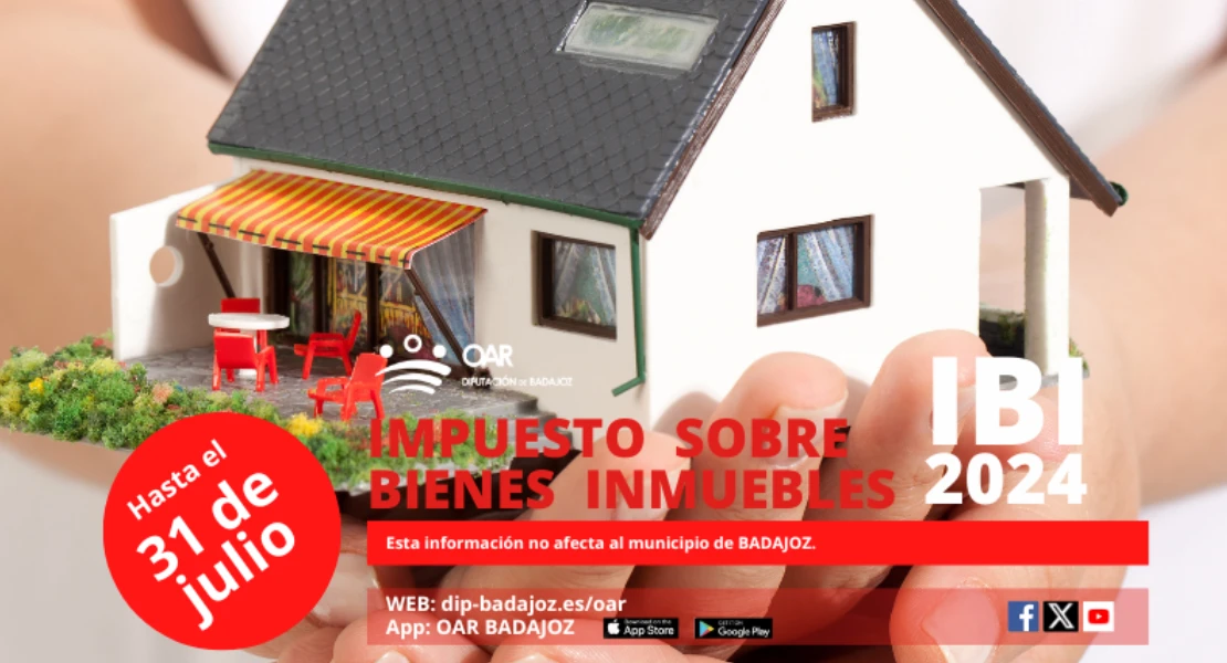 Finaliza el plazo del pago del IBI en la provincia de Badajoz: esta es la fecha