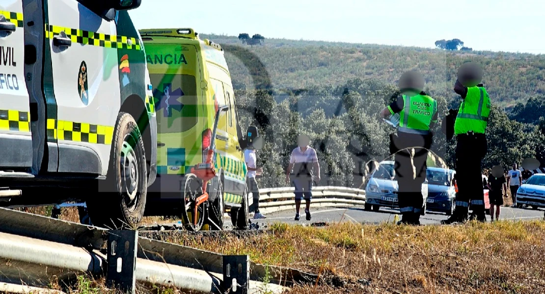 Un accidente de tráfico deja un fallecido en Extremadura